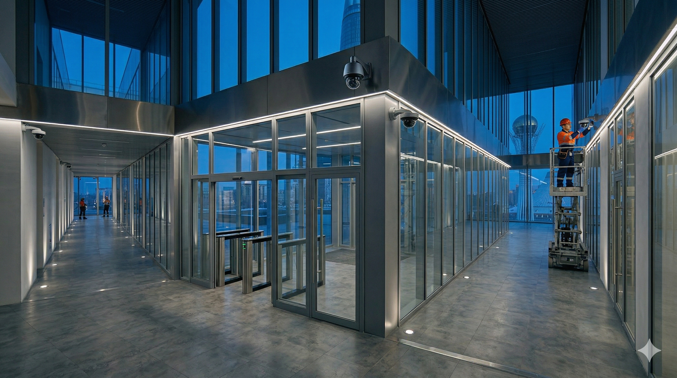 Видеонаблюдение и СКУД